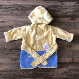 Bright Future Yellow Baby Bath Towel Robe